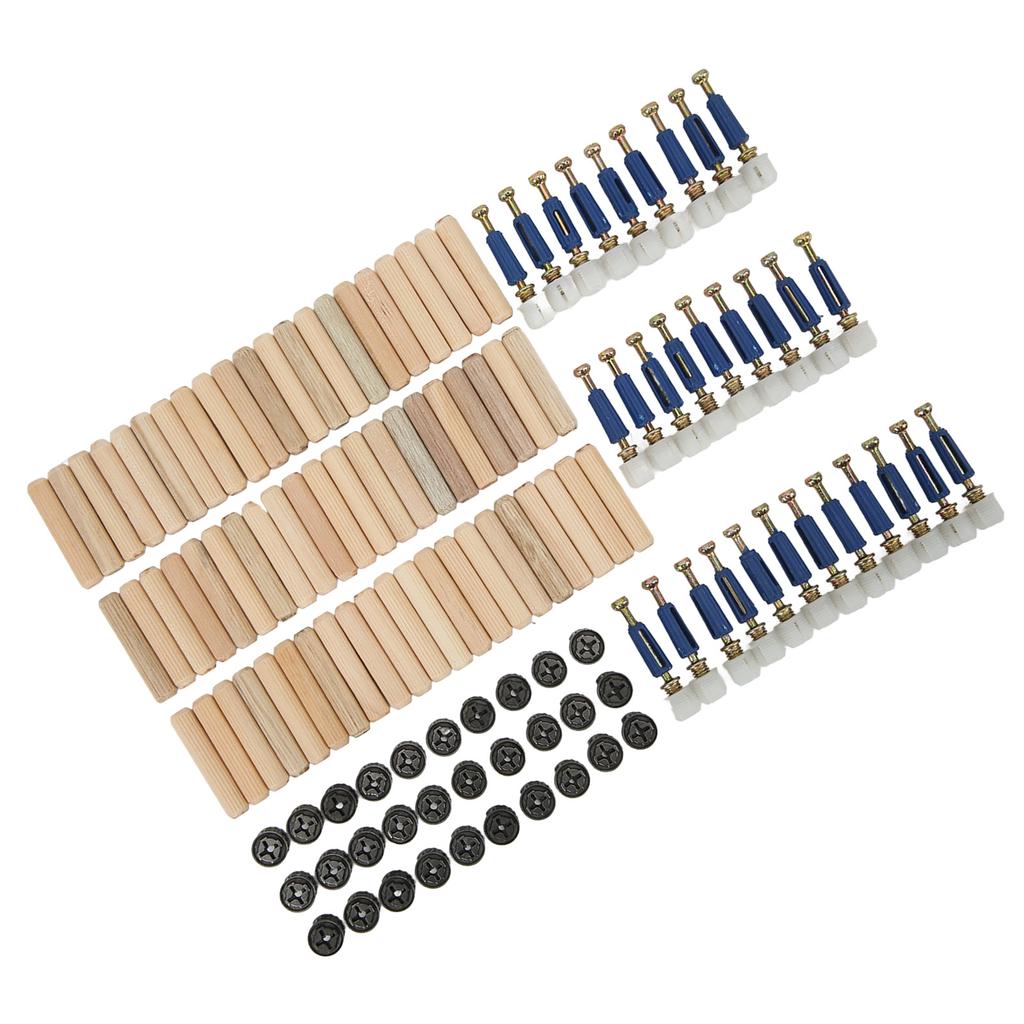 Комплект эксцентрикового колеса 3 в 1 Утолщенная гайка Винтовой крепеж Мебельная панель Фитинги