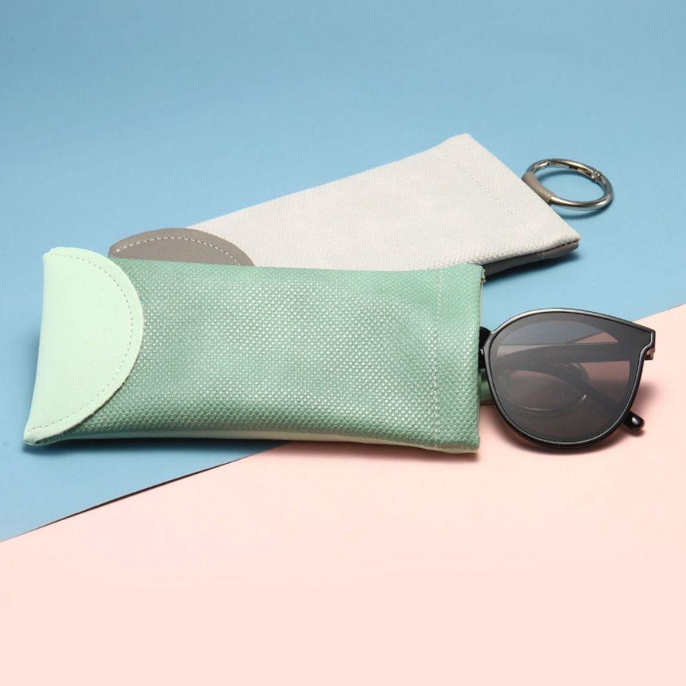 Чехол для солнцезащитных очков из ПУ кожи Водонепроницаемый чехол для очков Аксессуары для очков Сумка для хранения очков Унисекс