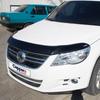 ДЛЯ VW Volkswagen Tiguan Передний спойлер для защиты капота 2008-2011 Передний щиток от насекомых Дефлектор капота Защита глянцево-черная