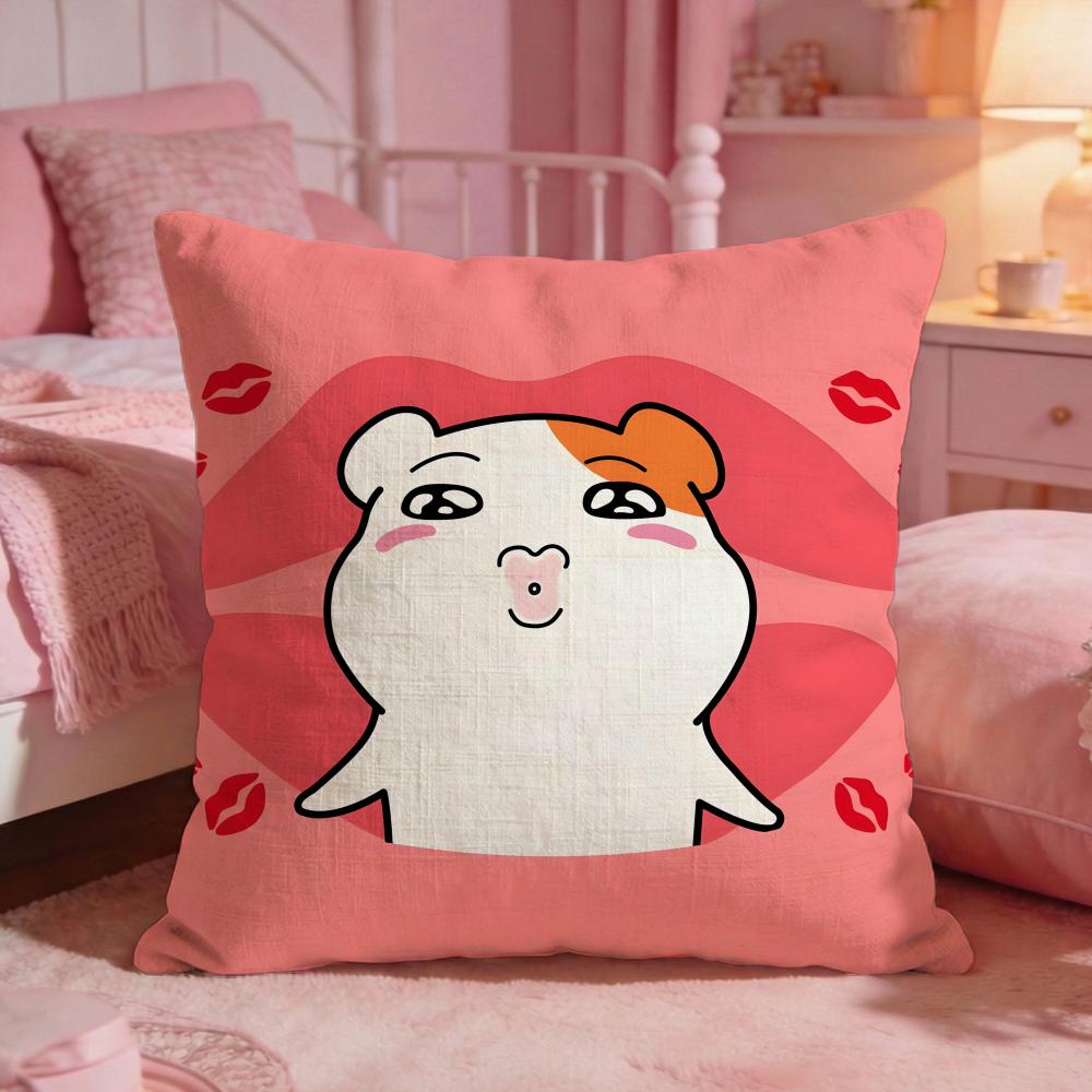 Oruchuban Ebichu Cushion Cover Premium Comfort Reversible Pillow Cove Two In One Design For Any Room Car Interior