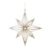 Christmas Ornaments Plastic Ornaments for Xmas Glitter Gold Snowflake/Reindeer/Angel Hanging Tree Winter Decoration