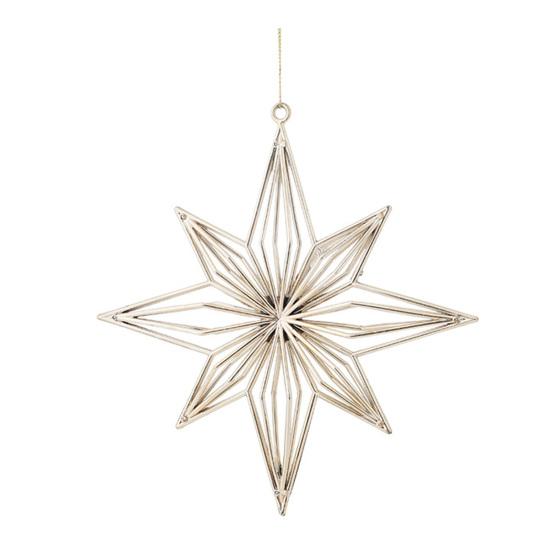 Рождественские украшения Пластиковые блестящие золотые Снежинка/Олень/Ангел Подвесные украшения для рождественской елки