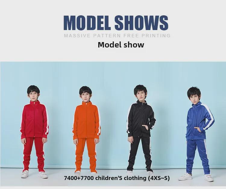 Футбольные тренировочные костюмы унисекс - длинные рукава, простые спортивные куртки для взрослых и детей, идеально подходят для весны и осени