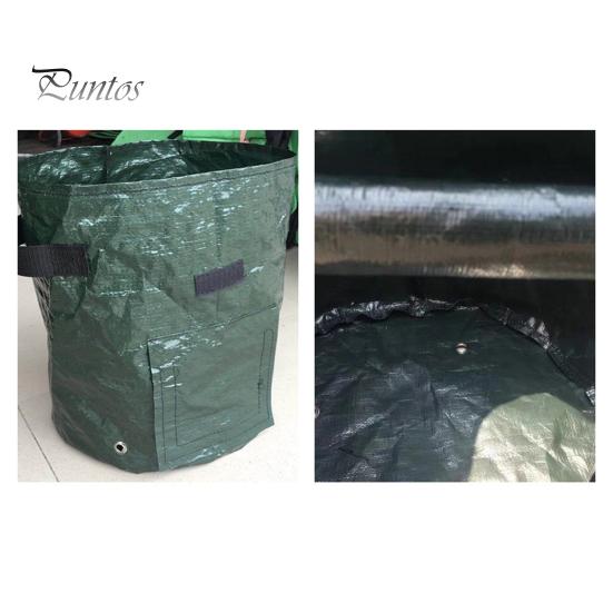 Мешок для выращивания садовых растений с усиленной ручкой. Отличный дренаж. Удобен в транспортировке. Воздухопроницаемый, многоразовый мешок для выращивания растений.