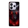 Чехол Xiaomi Redmi Note 14 5G Black Wolf Red Fire Maniacase