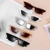 1pc Vintage Sunglasses UV400 Sun Shades Women Cat Eye Fashion Small Frame Glasses Street Eyewear Luxury Trending Sunglasses