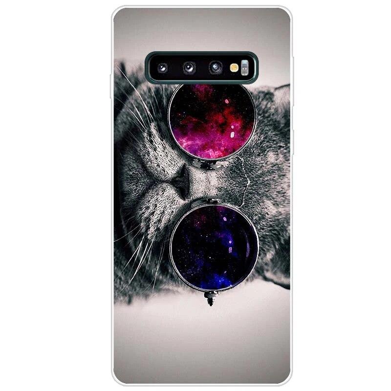 Новейший чехол из ТПУ с принтом для Samsung Galaxy S10 S10 + чехол для телефона Samsung S10 Plus S10e, задняя крышка, бампер Fundas Coque