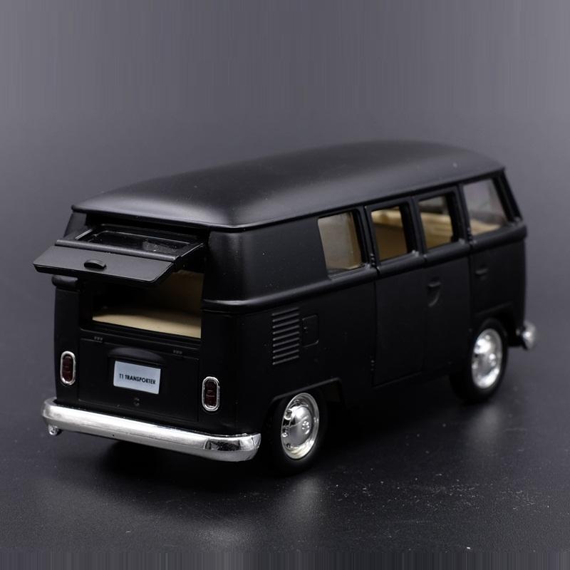 Моделирование изысканных литья под давлением и игрушечных автомобилей VW T1 Transporter 1950 года, классический автобус RMZ city 1:Модель из 36 сплавов с откатным механизмом