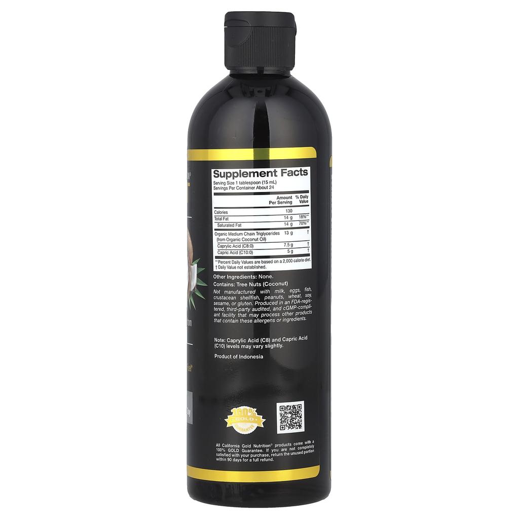 Sports, Organic Mct Oil, Unflavored, 355Ml(12Fl Oz)