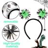 Cute Bat Specter Headband with Pumpkin Glow in Dark Hair Hoop Novelty Party Headdress Headwear Party Accessories