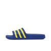 Adilette Удобная резиновая подошва Бесшумные шлепанцы Унисекс сандалии Синий Желтый EG1759