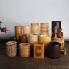 Classical Bamboo Pen Holder Chinese Style Bamboo Stick Tube Stationery Storage Tube  Office