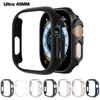 Матовый защитный чехол для Apple Watch Ultra 2 Прозрачный бампер из поликарбоната Жесткий защитный чехол-рамка из поликарбоната для iwatch Ultra 49 мм