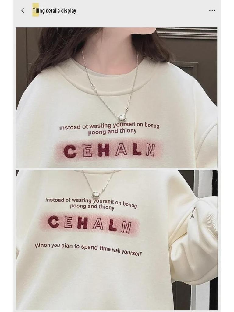 Свитер Heart Plus Velvet для девочек — милый пуловер с длинными рукавами для детей, осенне-зимний корейский стиль, однотонный универсальный дизайн.