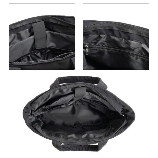 Женская сумка через плечо, стеганая сумка-тоут, большая вместимость, легкая, водонепроницаемая, с несколькими карманами, сумка для ноутбука, для работы, путешествий, спортзала