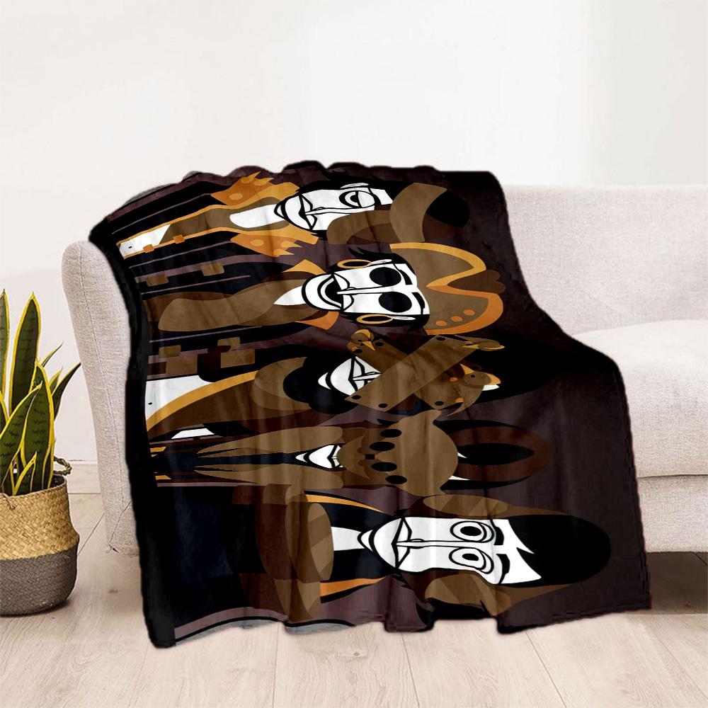 Incredibox Blanket Ultra-Soft Suitable for Bed Bedding Chair All-Season Use Playful Design Unique Gift for Family and Friends Camping