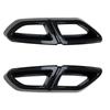 2Pcs/Set Car Rear Exhaust Pipe Tail Throat Exhaust Diffuser Frame Fit For VW Volkswagen Passat B8 2016- Auto