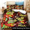 3D Печать Закуски Takis Комплект постельного белья Двуспальный Twin King Пододеяльник Одеяло Наволочка Для мальчиков девочек взрослых Спальня