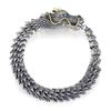 Stylish Adults Bracelet Distress Jewelry Accessories Wear-resistant Retro Style Dragon Head Male Cuff Bangle