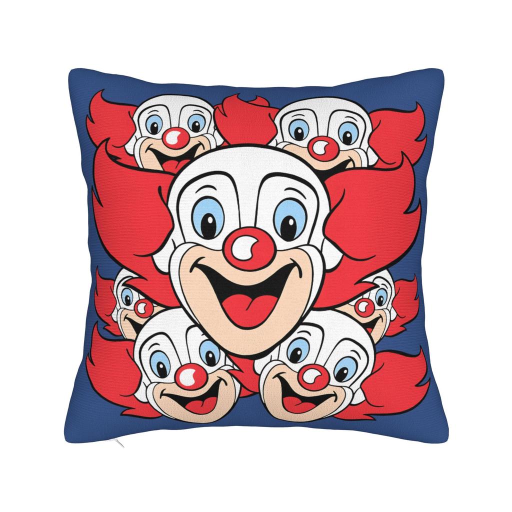 Funny Clowns B-Bozoeds Pillow Cover Novelty Pillow Case For Sofa Bedroom Home Decor Comfy Cushion Cover Gift