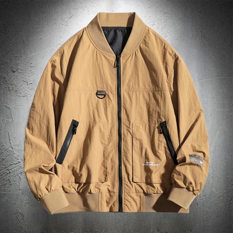 Уличная функциональная бейсбольная куртка в стиле хип-хоп с несколькими карманами, мужская модная свободная повседневная куртка для пар