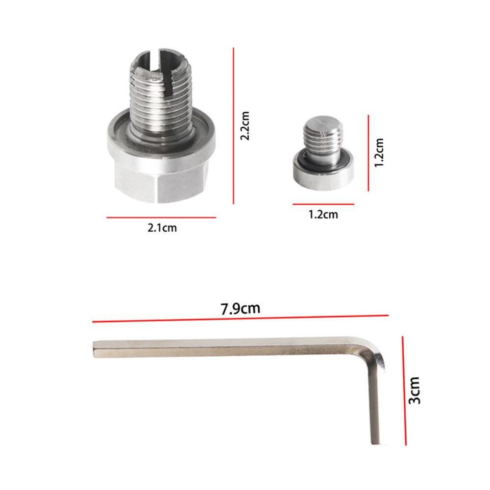 M12.1-1.25x15мм Магнитная пробка сливного отверстия масла Пиггибэк из нержавеющей стали Ремонтный комплект
