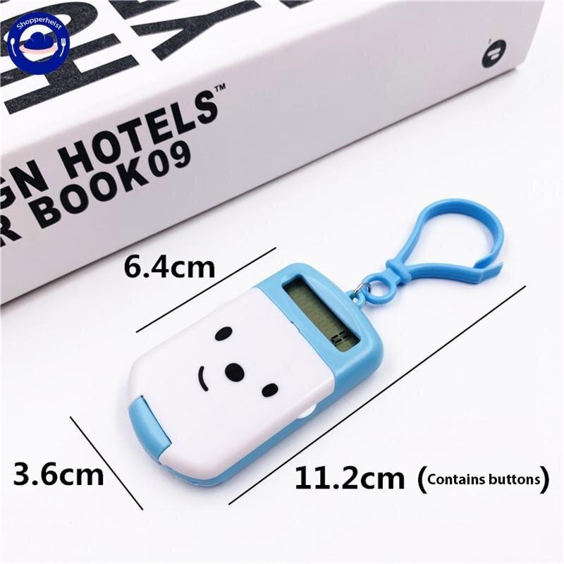 Мини-калькулятор Милый мультяшный с брелоком 8-значный дисплей Портативный карманный калькулятор