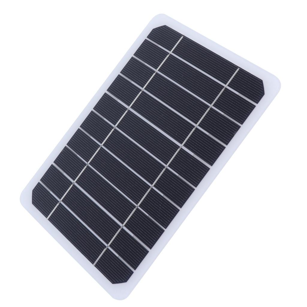 5W 5V Monocrystalline Solar Panel Outdoor Solar Battery Charger Mobile Power Supply for Charging Mobile Phone