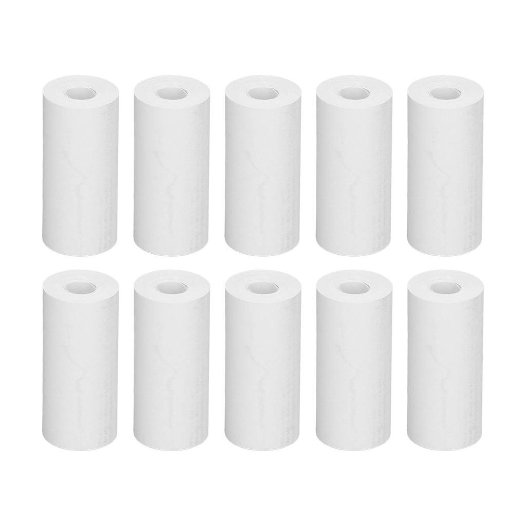 10 Rolls Thermal Print Paper Portable Coreless HD Thermal Refill Print Paper Set