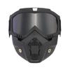 Ideamall Airsoft Mask, Face Guard, Tactical Goggles, Protective, Waterproof, Glasses Compatible (Black)