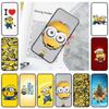 JM29 I Love Minion Black Soft Case for Xiaomi Poco X6 X4 M5 M6 F5 F6 C65 C55 C50 C51 C40 Pro Redmi 14C A3X 13C 12C 11T 10A 9C Note 7 6 8A Plus