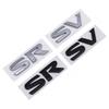 3D Metal SR SV Logo badge Sticker Side Fender Trunk Rear Emblem Decal