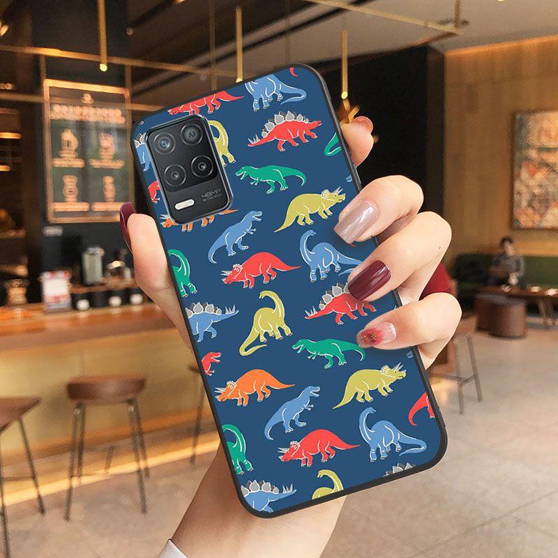 Чехол для телефона Funda с рисунком динозавров для oppo Realme 8Pro 6PRO 6i 7pro 9i 9pro C11 C21Y C21 C25Y C25S C3 Q3S XT, чехлы