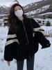 Winter Versatile Thick Warm Jacket Lamb Plush Jacket For Women
