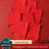 Женские хлопковые трусы Urban Beauty Lucky Red с антибактериальным эффектом, средней посадки, 4 штуки
