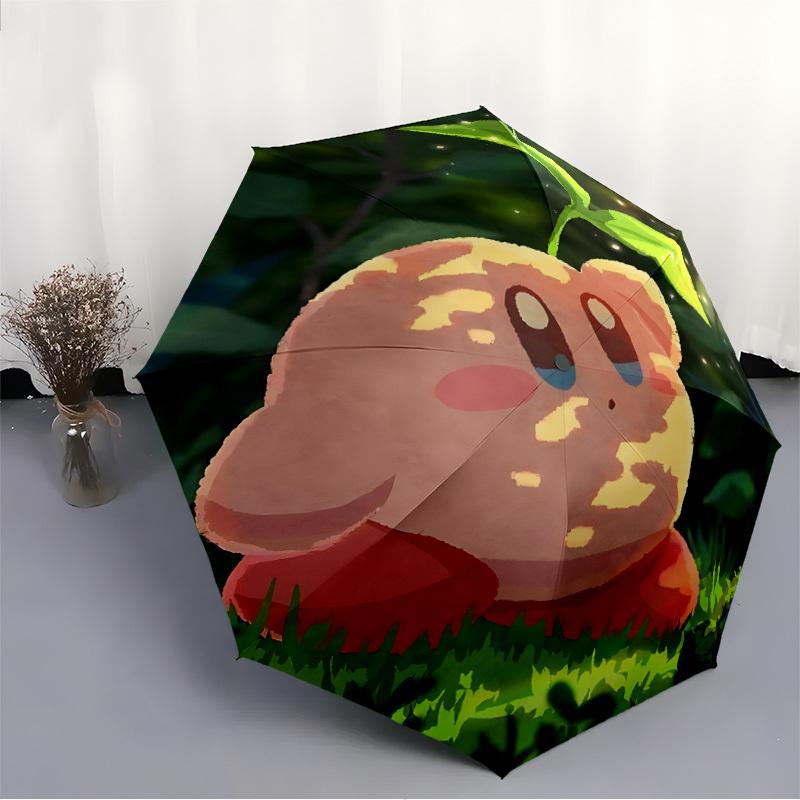 Автоматический зонт-трость Kitty Kirby   Компактный дорожный зонт, 8 спиц, прочная конструкция, идеальный подарок, 200