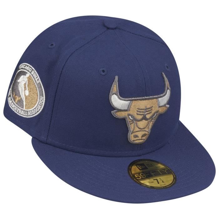 Casquette Ajustée New Era 59fifty Nba Chicago Bulls - Marine/blanc - Homme