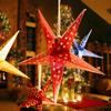 Fashion Home Festival Christmas Hanging Pentagram Star Xmas Ornament Tree Decoration Lamp Shade