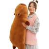 Kawaii Capybara Plush Toy Stuffed Capibara Fluffy Doll Long Sleep Soft Pillow Sofa Cushion Nap Sleeping Toys for School Xmas