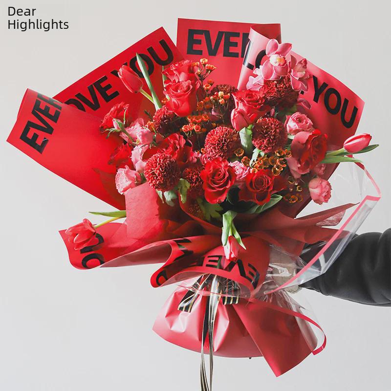 Роскошная английская упаковочная бумага с золотым тиснением для букетов цветов, поделок и ремесел