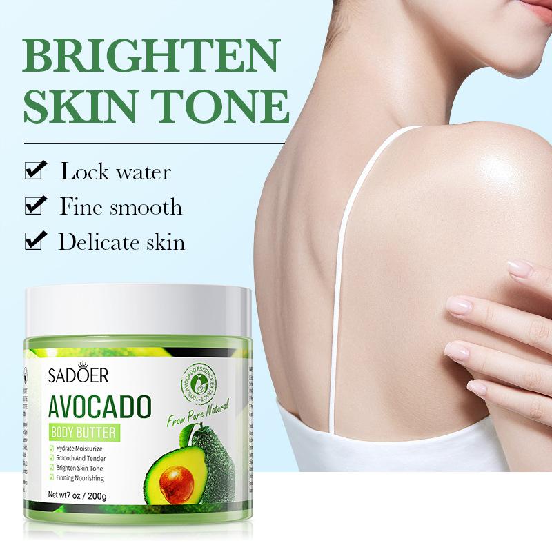 Растительный лосьон для тела SADOER Avocado Moisturizing Rose Butter Moisturizer