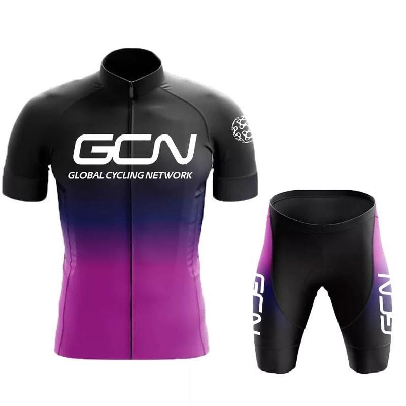 Men Women Long Sleeve Cycling Bib Set Road Bike Quick Dry Breathable