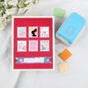 Labor Saving Stamp Border Punch 2.87x2.39cm Stamp Shape Hole Punch Toothed Puncher Embosser  Craft