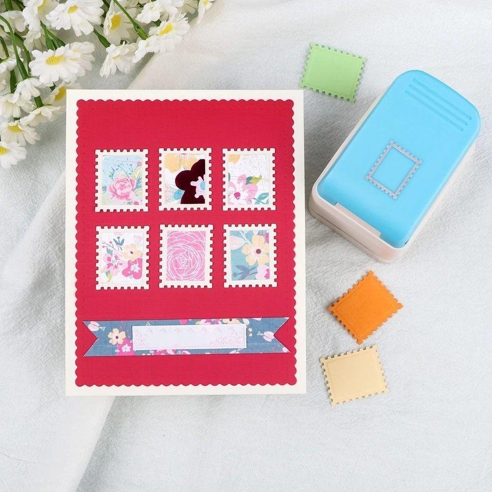 Labor Saving Stamp Border Punch 2.87x2.39cm Stamp Shape Hole Punch Toothed Puncher Embosser  Craft