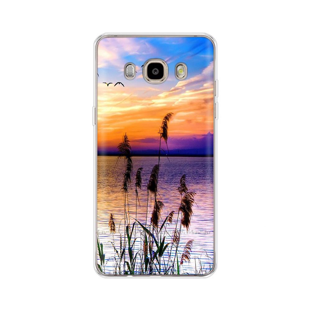 Для Samsung Galaxy J5 2016 Чехол J510 J510F/ds J510FN Крышка Модный Ромашка Мягкие Защитные Чехлы Для Samsung J5 2016 Fundas Coque