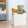 Wooden Storage Box Model 4 - Handles - White - 33 X 33 X 37 Cm