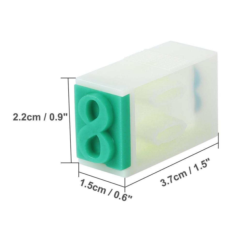 Uxcell Съемный номер 1 Символ Цифра Комбинация чисел Пользовательские номерные штампы Штампы, Набор, Резина, Штампы 0-9, Штампы,