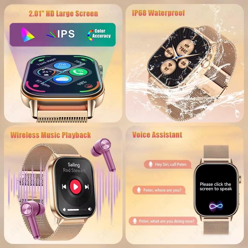 2025 GPS Positioning Smart Watch Lightweight Fashionable Sports Compass Outdoor Adults Men Women's SmartWatch Health SOS Elderly