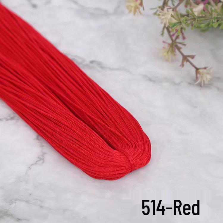 1mm Fine Ice Silk Crochet & Knitting Thread – Ideal for DIY Bags, Sandals, or Summer Hats