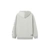 Li-Ning Sports Life Series Plus Velvet Warm Loose Hoodie Unisex Tops Gray AWDR857-8